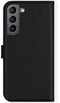 Selencia Galaxy S21 FE - Echt Lederen Bookcase - Ruimte voor 3 pasjes - Zwart