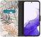 iMoshion Hoesje Geschikt voor Samsung Galaxy S23 Hoesje Met Pasjeshouder - iMoshion Design Softcase Bookcase - Goud / Glamour Botanic