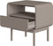 Selsey Oro - Nachtkastje - Ruime lade en open niche - Donkerbeige