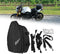 Motorfiets/Scooter Zadeltas/Staarttas Zadeltassen - Waterdichte Bagagetas - Multifunctionele PU Lederen Motorhelm Tas - Opbergtas scooter - Rijrugzak - 18.5 Liter