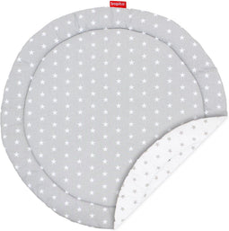 Bopita Rondo Boxkleed - Ø95 cm - Stars Grey/White