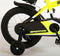Volare Sportivo Kinderfiets - Jongens - 14 inch - Neon Geel/Zwart - 95% afgemonteerd