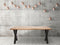 Feel Home - 240x100 Eettafel - Massief Boomstamblad Eiken - 5 cm dik - X Frame