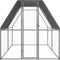vidaXL - Kippenhok - 2x4x2 - m - gegalvaniseerd - staal