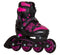 Roces Jokey 3.0 - Inline Skates - Verstelbaar 34-37 - Zwart Roze