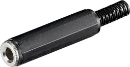 Goobay Stereo 6,35mm Jack audio contra connector recht