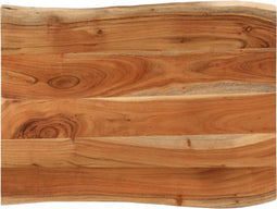 vidaXL - Tafelblad - rechthoekig - natuurlijke - rand - 90x60x3,8 - cm - acaciahout