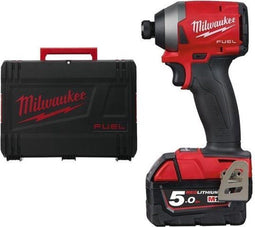Milwaukee M18 FID2-502X 18V Li-Ion accu slagschroevendraaier set (2x 5.0Ah accu) in HD Box - koolborstelloos