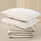 SJUMO Silky Smooth - Dekbedovertrek - 140 x 220 cm + 60 x 70 cm - Natural dune