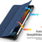 Dux Ducis - Tablet hoes geschikt voor Apple iPad 10 10.9 (2022) - Domo Book Case - Auto Wake/Sleep functie - Blauw