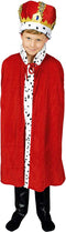 Boland - Koningsmantel kind rood - Kinderen - Koning - Prinsen en Prinsessen- Middeleeuwen