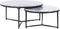 Richmond Interiors Salontafel Steel Smith zwart set van 2 (Black)