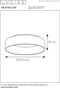 Lucide TALOWE - Plafonnière - Dimbaar LED 1x20W 3000K - Ø 30 cm - Wit