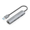Aisens ASUC-4P036-GR - Hub USB - USB 3.2 - Grijs