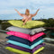 Lumaland XXL zitzak - 140 x 180 cm - 380 liter vulling - Indoor & Outdoor - Roze