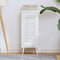 vidaXL - Kastdeur - louvre - design - 69x29,5 - cm - wit