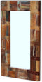 vidaXL - Spiegel - 80x50 - cm - massief - gerecycled - hout