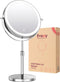 Fraay® Make Up Spiegel - 10x Vergroting - LED Verlichting - Oplaadbaar - Chroom