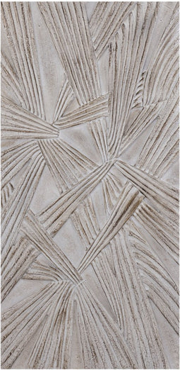 PTMD Raihan Cream Rect. Mdf Wall Panel Knotted Look