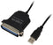 LogiLink AU0003C - USB 2.0 A naar Parallel - 1,5 m - Zwart
