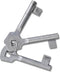 vidaXL - Gaaspoort - 289x175 - cm - gegalvaniseerd - staal - grijs