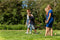 Outdoor Play Kubbspel - Speelgoed - Berkenhout - Geleverd met draagzak - Inclusief handleiding