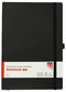 Quantore - Notitieboek a4 flex lijn 192blz 80gr zw