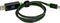 RealPower - USB A/Micro-USB B - LED-laad- en datakabel 0.75m - Groen Zwart