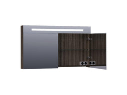 Brauer Double Face Spiegelkast 120 cm Legno Antracite