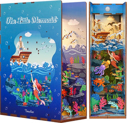 DIY Book Nook Boekensteun The Little Mermaid Bookend, Tone-Cheer, TQ112, 18,2x8x24,5cm