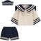 Konges Sløjd Poppenkleding set matrozenpak - Blues - 35 cm - Kleding set - Organisch katoen