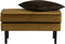 BePureHome Rodeo hocker op poten - Velvet - Honing Geel - 45x84x54