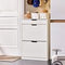 SoBuy FSR180-W - Schoenenkast - 2 Kleppen 1 Lade - Wit