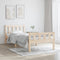 vidaXL - Bedframe - massief - hout - 75x190 - cm