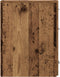 vidaXL - Apothekerskast - Oud - Hout - 20x45,5x60 - cm - Bewerkt - Hout