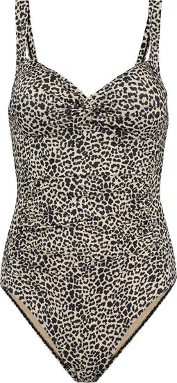 SHIWI Lisa - Badpak - Caché-cœur design met verstelbare bandjes - Beige (maat 44)