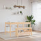 vidaXL - Halbankje - 100x28x45 - cm - massief - grenenhout
