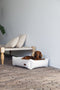 Designed by Lotte Ribbed - Hondenmand - Ribstof - Lichtgrijs - 65x60x20 cm