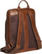 Justified Everest leren laptop rugzak cognac