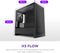 NZXT H3 Flow - Midi Tower PC - Micro-ATX Mini-ITX - Gehard glas Zwart