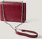 NA-KD Patent Chain - Vrouwen Tas - Verstelbare schouderband met ketting - Dark Plum