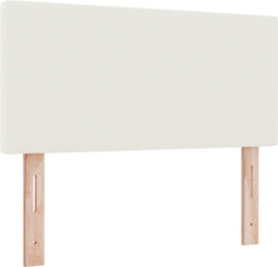 vidaXL - Hoofdbord - Eenvoudig - Ontwerp - Crème - 80 - cm - Corduroy - Stof
