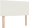 vidaXL - Hoofdbord - Eenvoudig - Ontwerp - Crème - 80 - cm - Corduroy - Stof