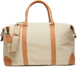 Bosler RCS Gerecycled Canvas Duffeltas - Greige