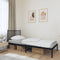 vidaXL - Bedframe - met - hoofdbord - metaal - zwart - 90x200 - cm