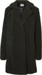 NOISY MAY NMGABI L/S JACKET - Dames Teddy Jas - Halflang met drukknoop - Donkergroen - Maat S