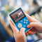 HyperMegaTech Technos Super Pocket - Handheld Console - 15 Voor Geïnstalleerde Games - Wit/Blauw