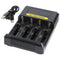 Nitecore charger CI4, intelligent 4-fold quick charger with USB-C charging port, charges Li-Ion, NiM