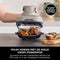 Ninja CRISPi FN101EUST - 4-in-1 glazen airfryer - Airfryen Braden Warmhouden Recrisp - Grijs (2 stuks)