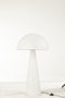 J-Line tafellamp Paddenstoel - metaal - wit - medium